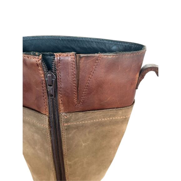 Clarks Neeve Ella Gotetex Knee Hogh Brown Riding  Boots 5 - Picture 3 of 16